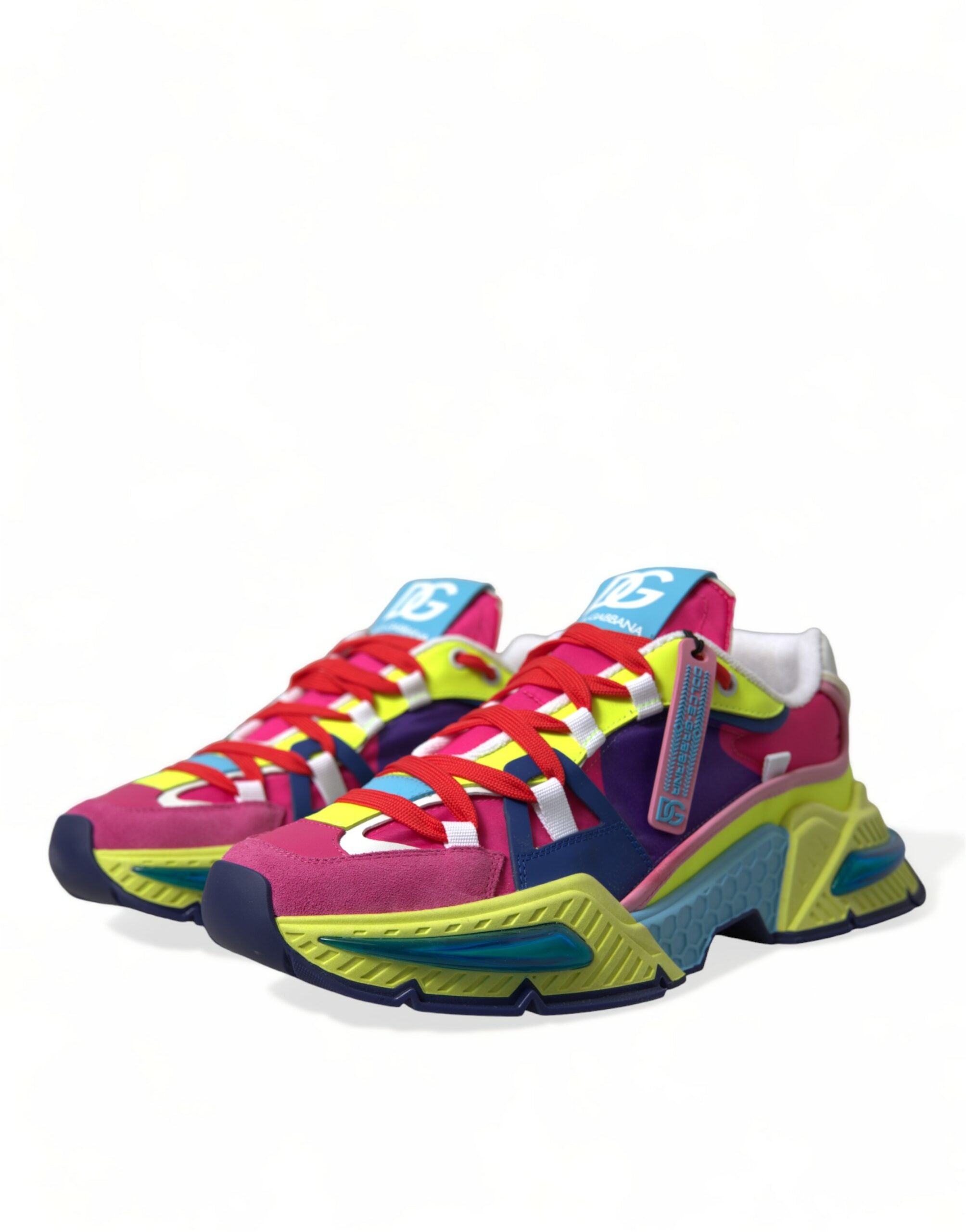 Dolce & Gabbana Air Master Multicolored Lace-Up Sneakers