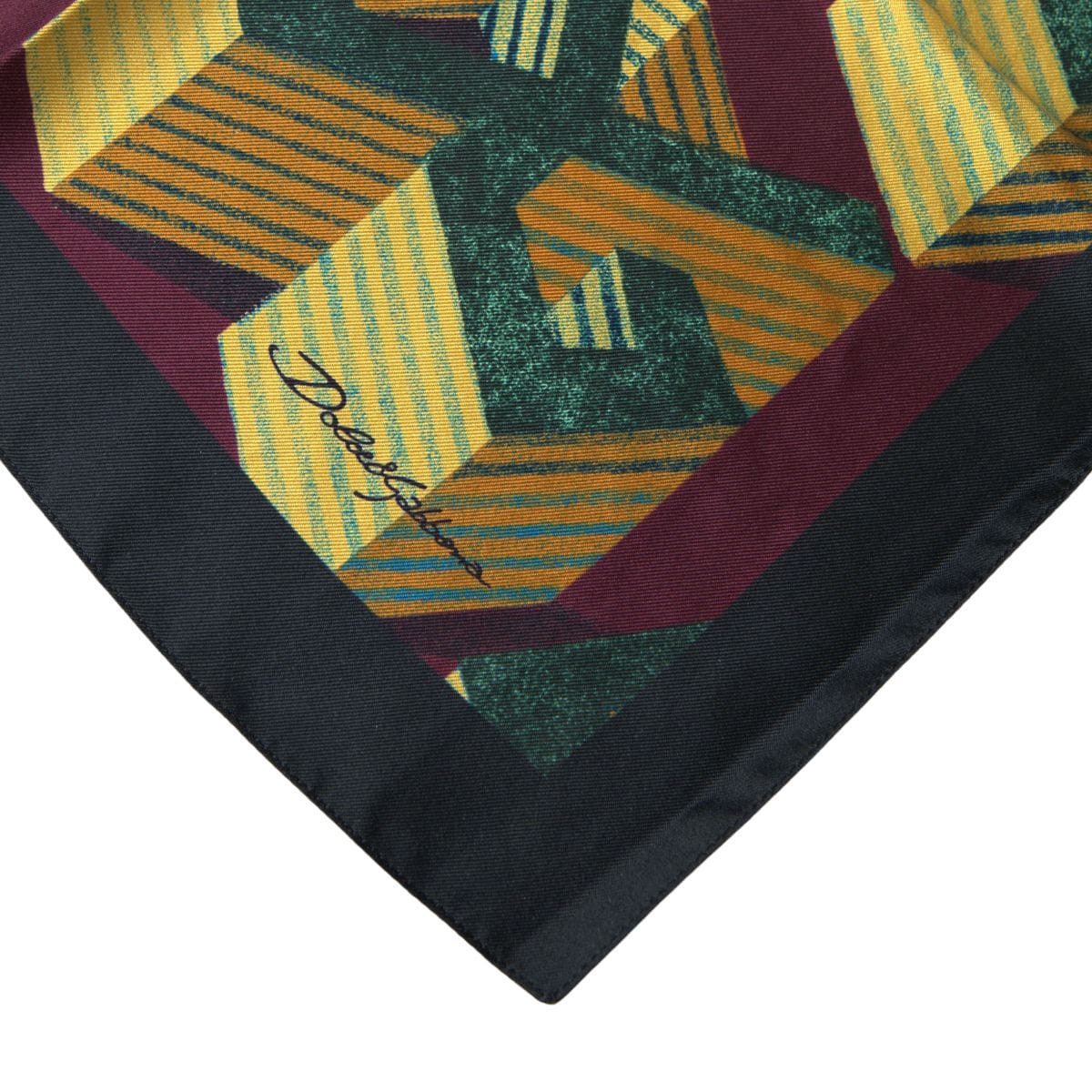 Dolce & Gabbana Elegant Multicolor Silk Men's Square Scarf