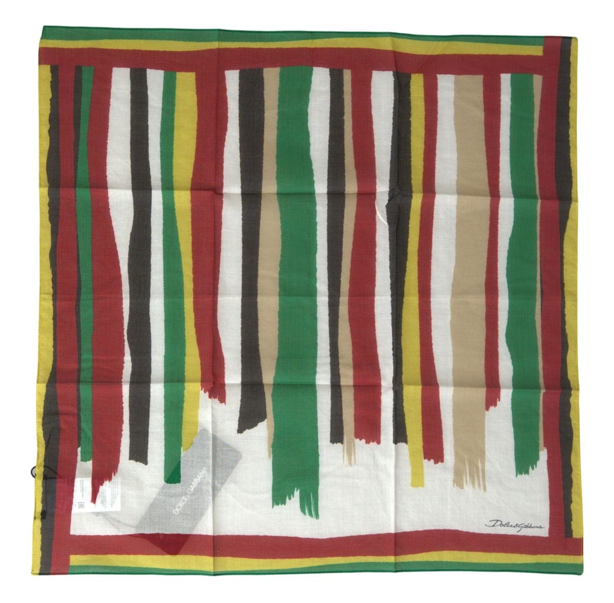 Dolce & Gabbana Elegant Multicolor Cotton Men's Scarf