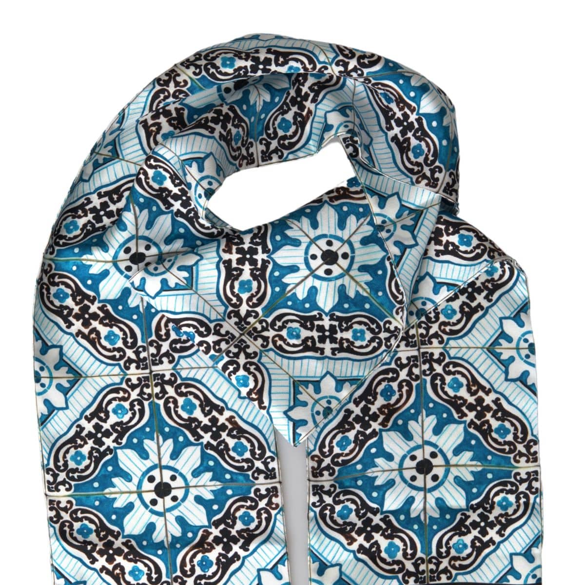 Dolce & Gabbana Elegant Silk Men's Neck Wrap Scarf