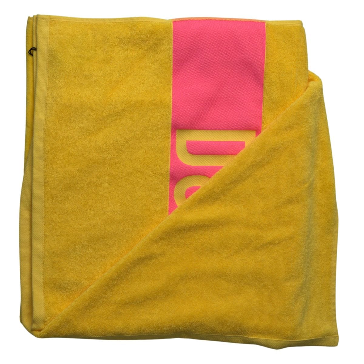 Dsquared² Sunshine Yellow Logo Beach Towel