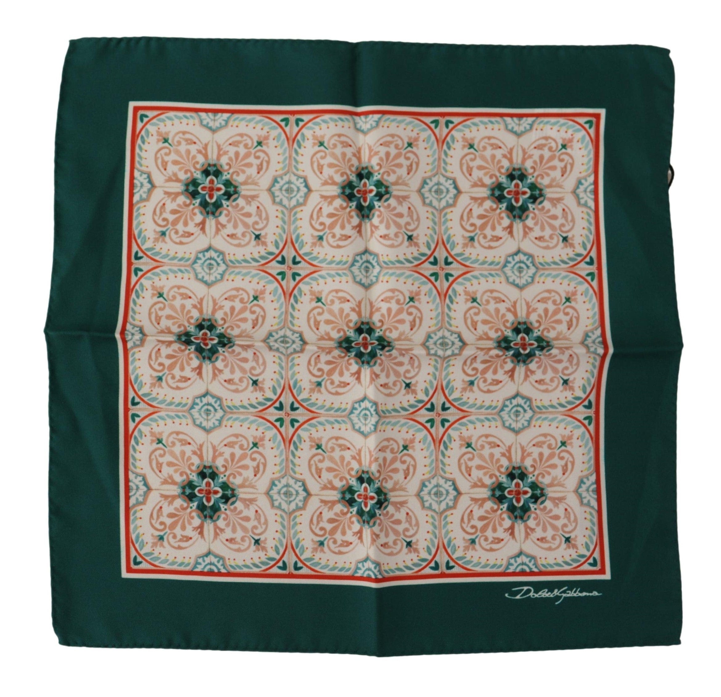 Dolce & Gabbana Elegant Silk Square Men's Scarf