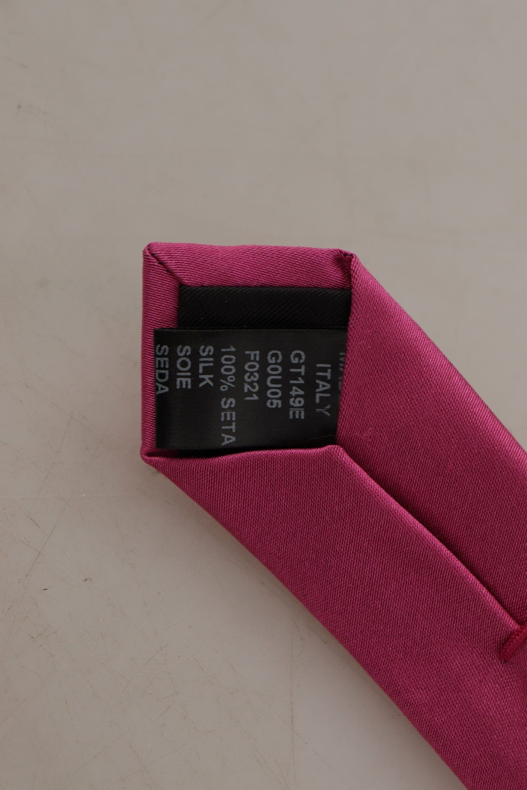 Dolce & Gabbana Elegant Pink Silk Bow Tie for the Dapper Gentleman