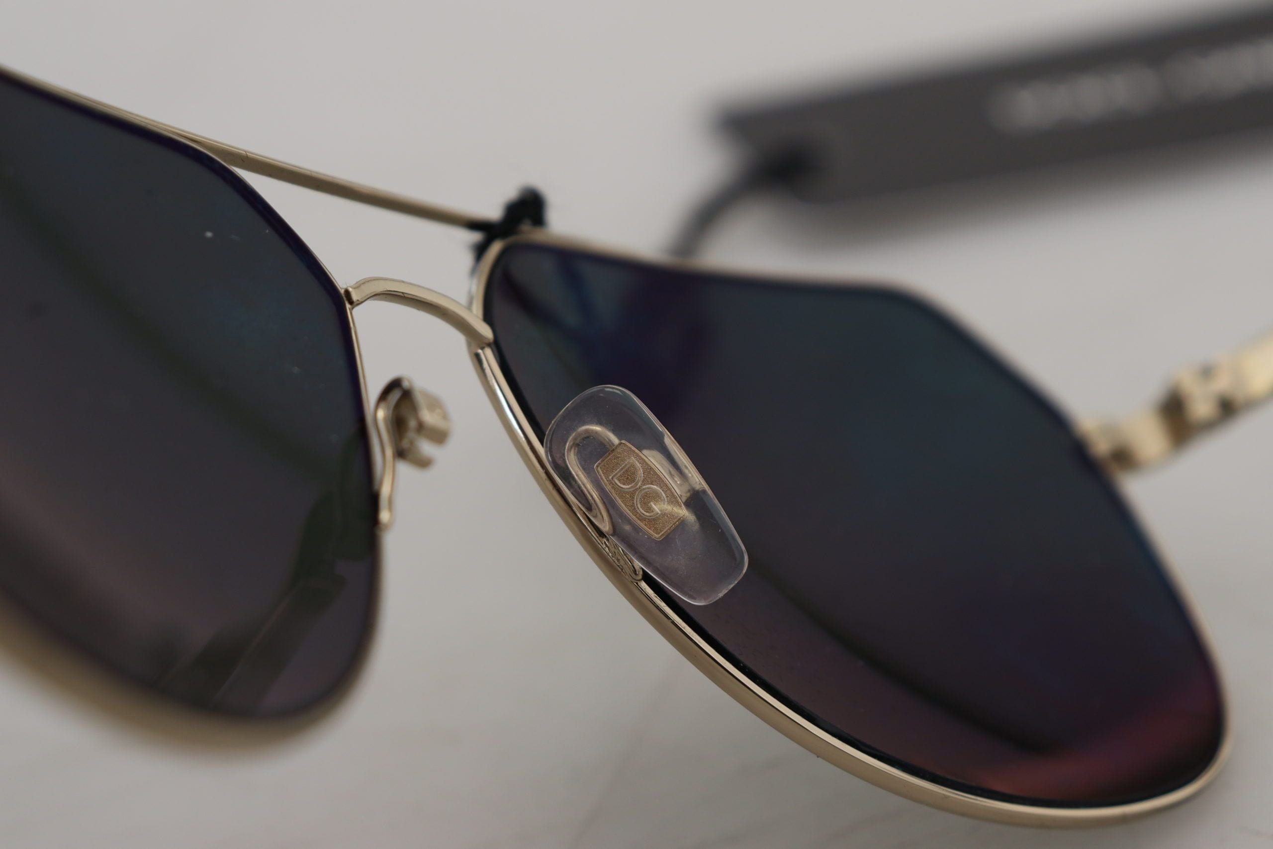 Dolce & Gabbana Chic Gold-Plated Polarized Unisex Sunglasses