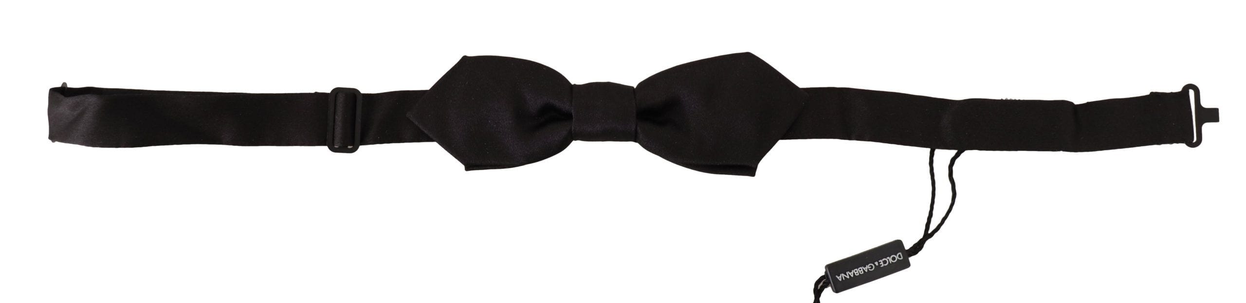 Dolce & Gabbana Elegant Black Silk Bow Tie