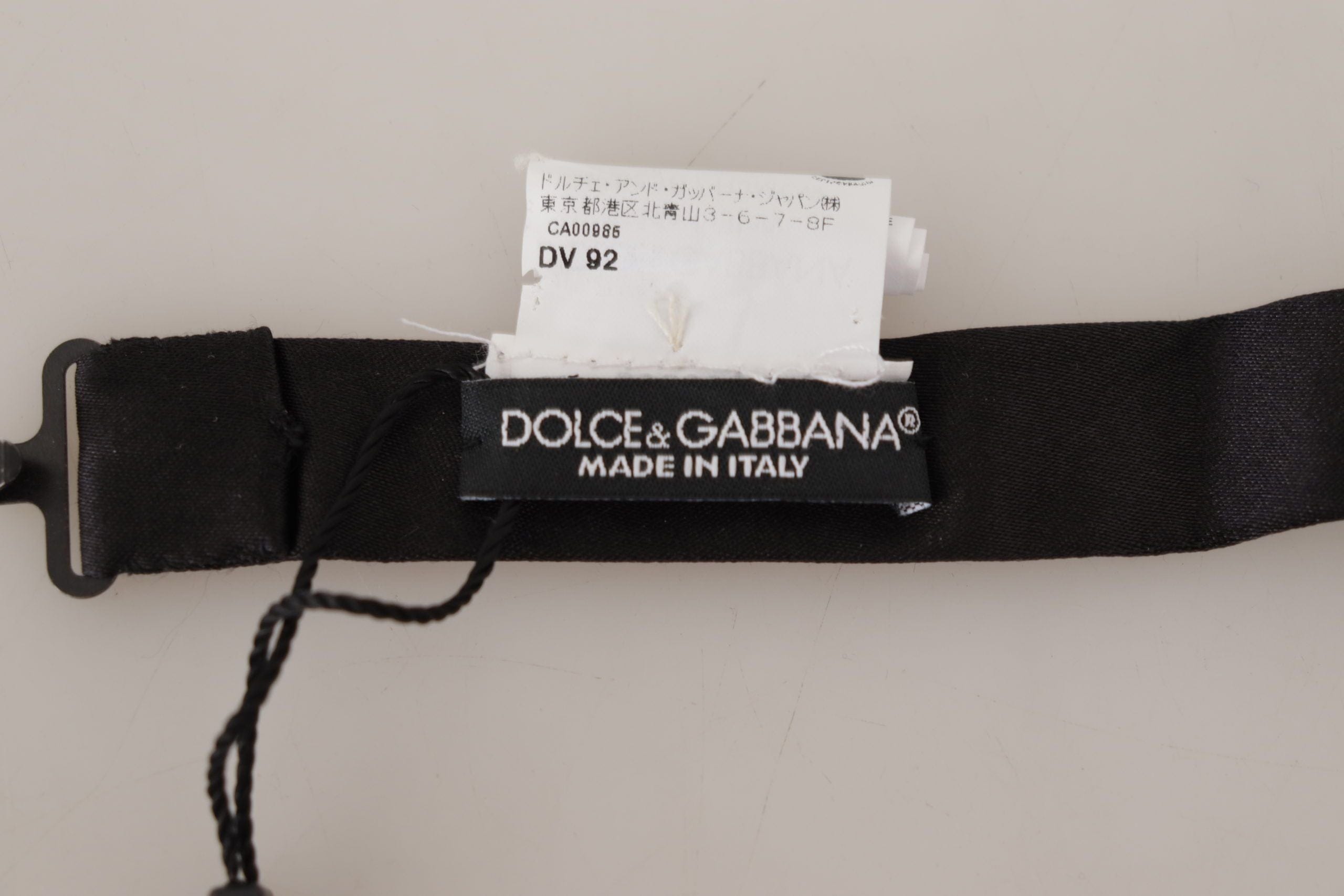 Dolce & Gabbana Elegant Multicolor Silk Bow Tie