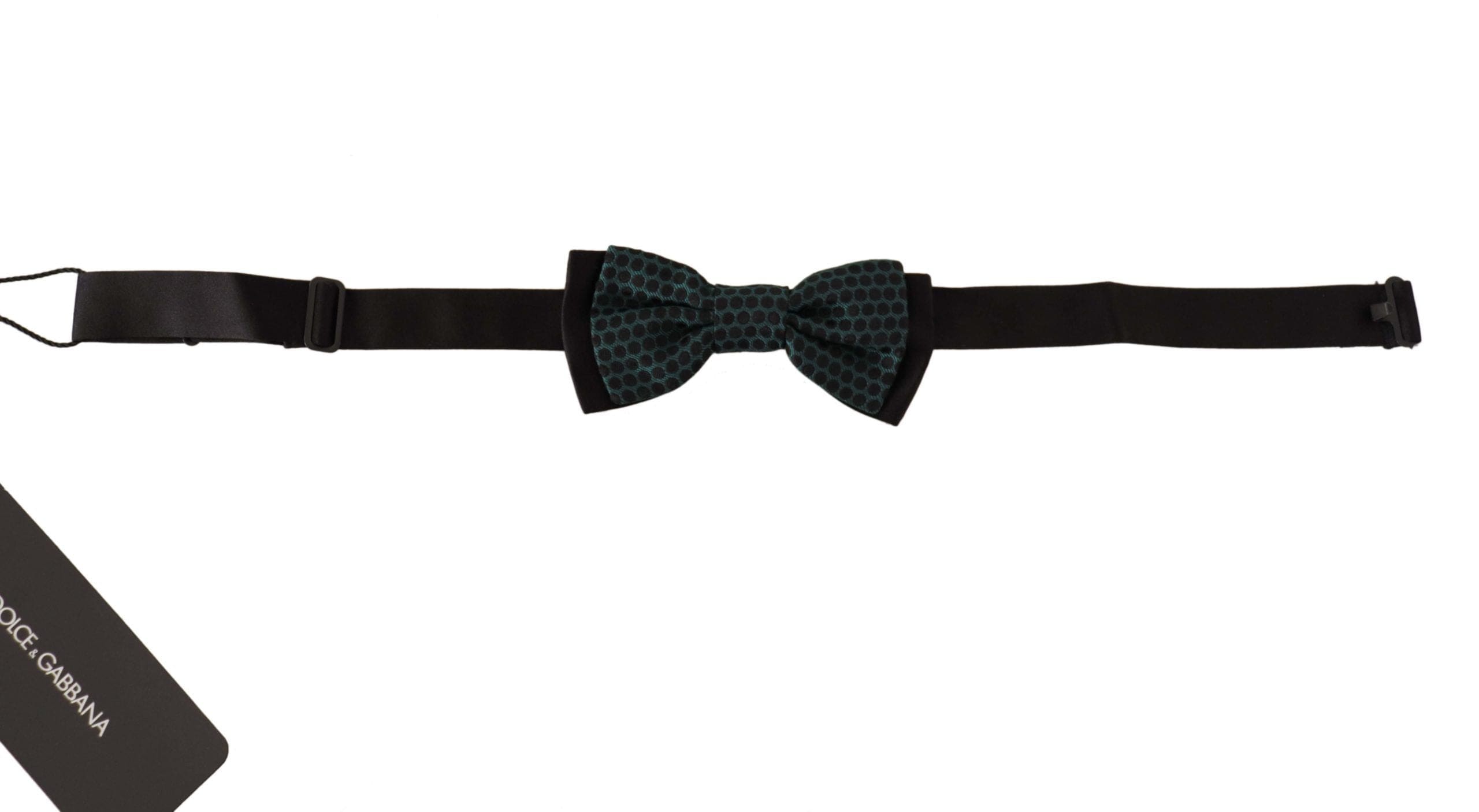 Dolce & Gabbana Elegant Polka Dot Silk Bow Tie