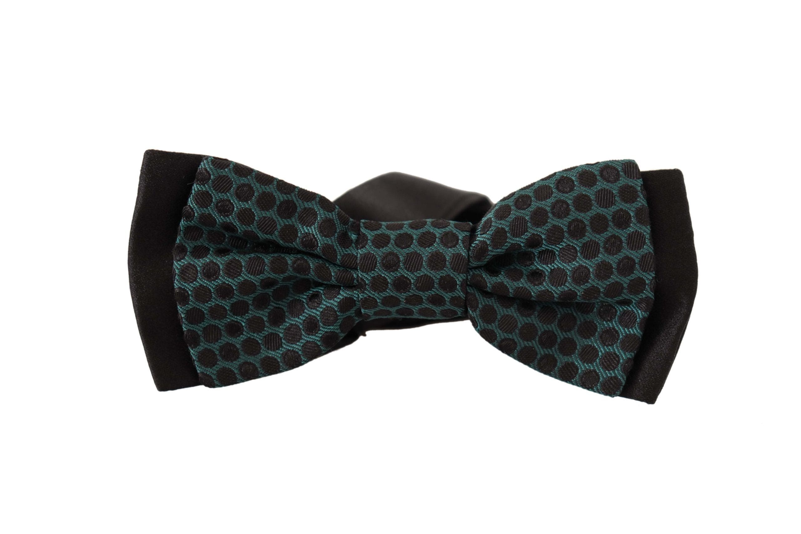 Dolce & Gabbana Elegant Polka Dot Silk Bow Tie