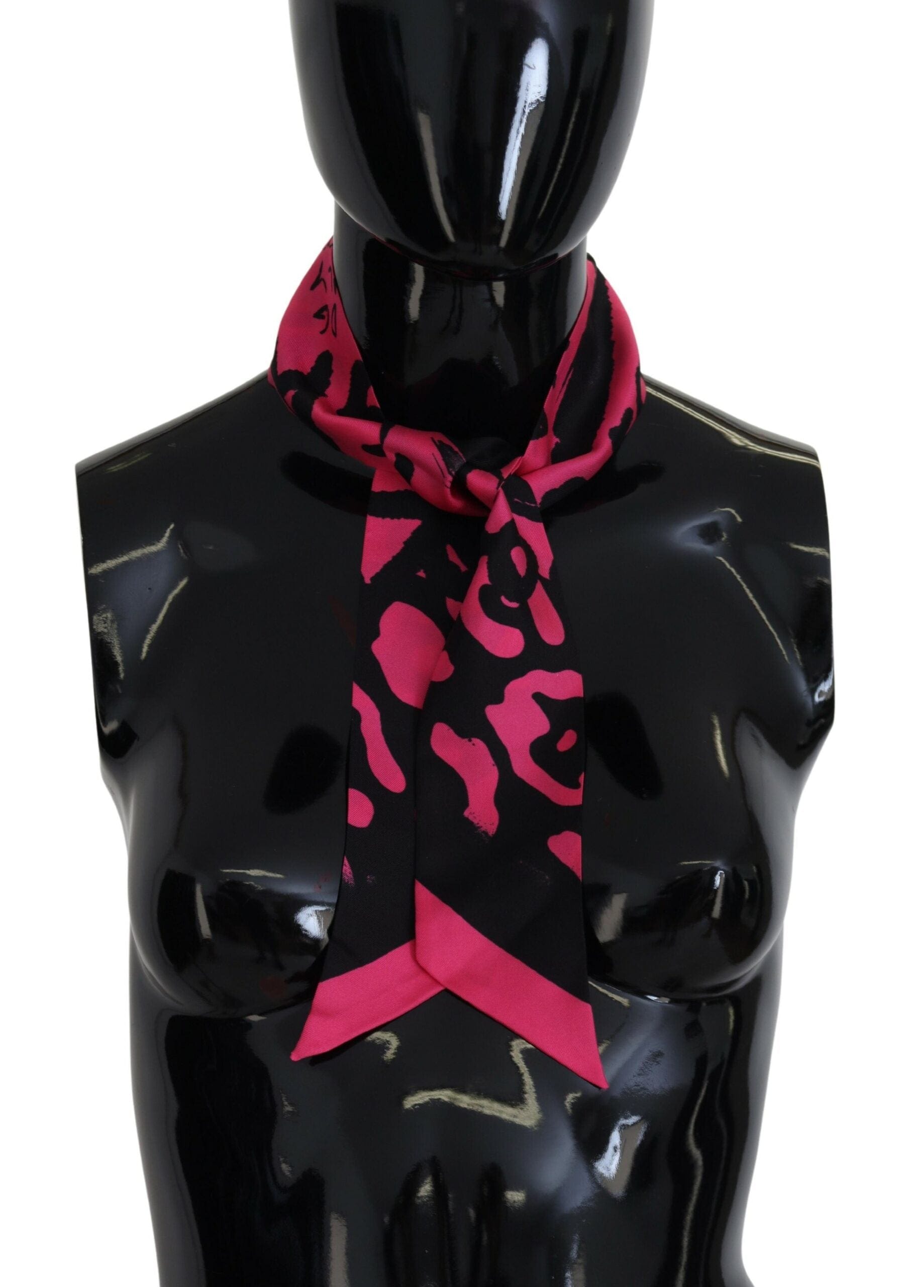 Dolce & Gabbana Elegant Silk Bandeau Scarf in Pink