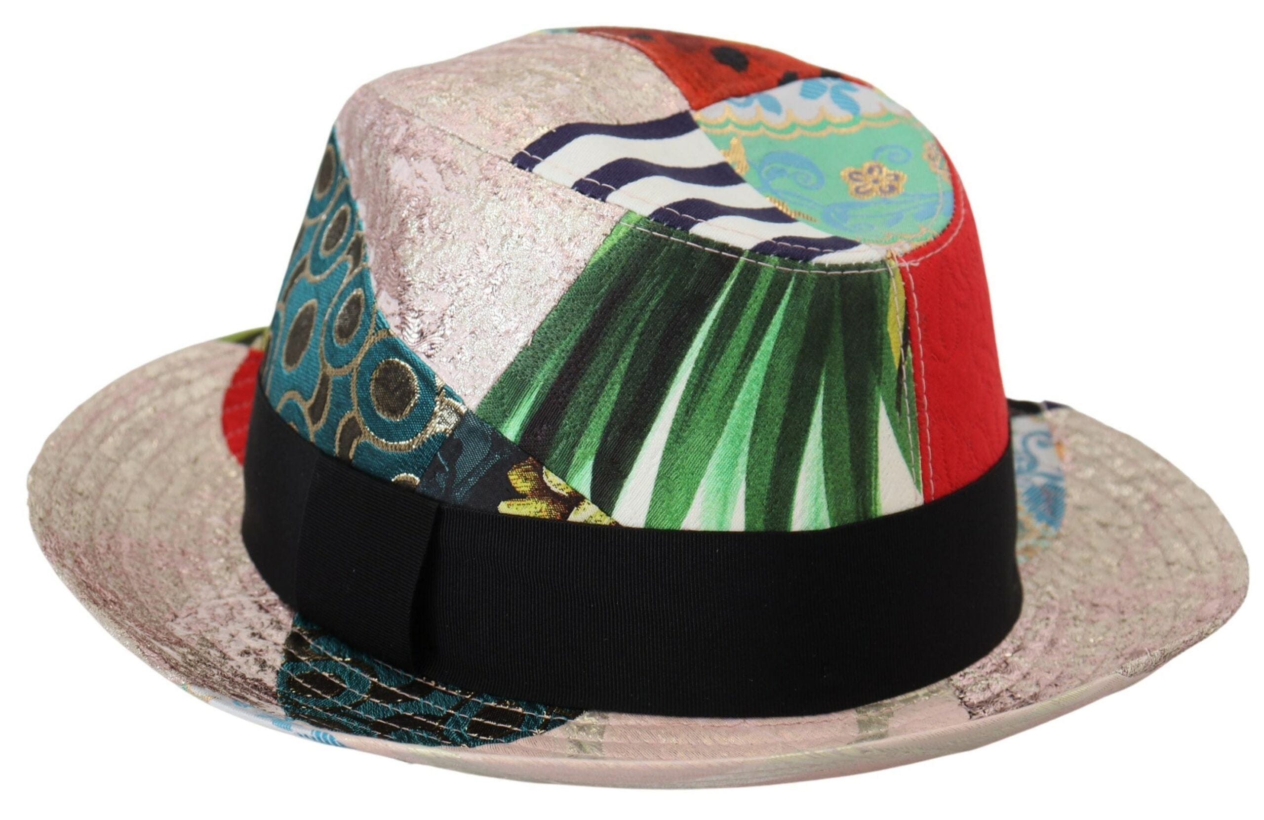 Dolce & Gabbana Eclectic Chic Multicolor Fedora Cap