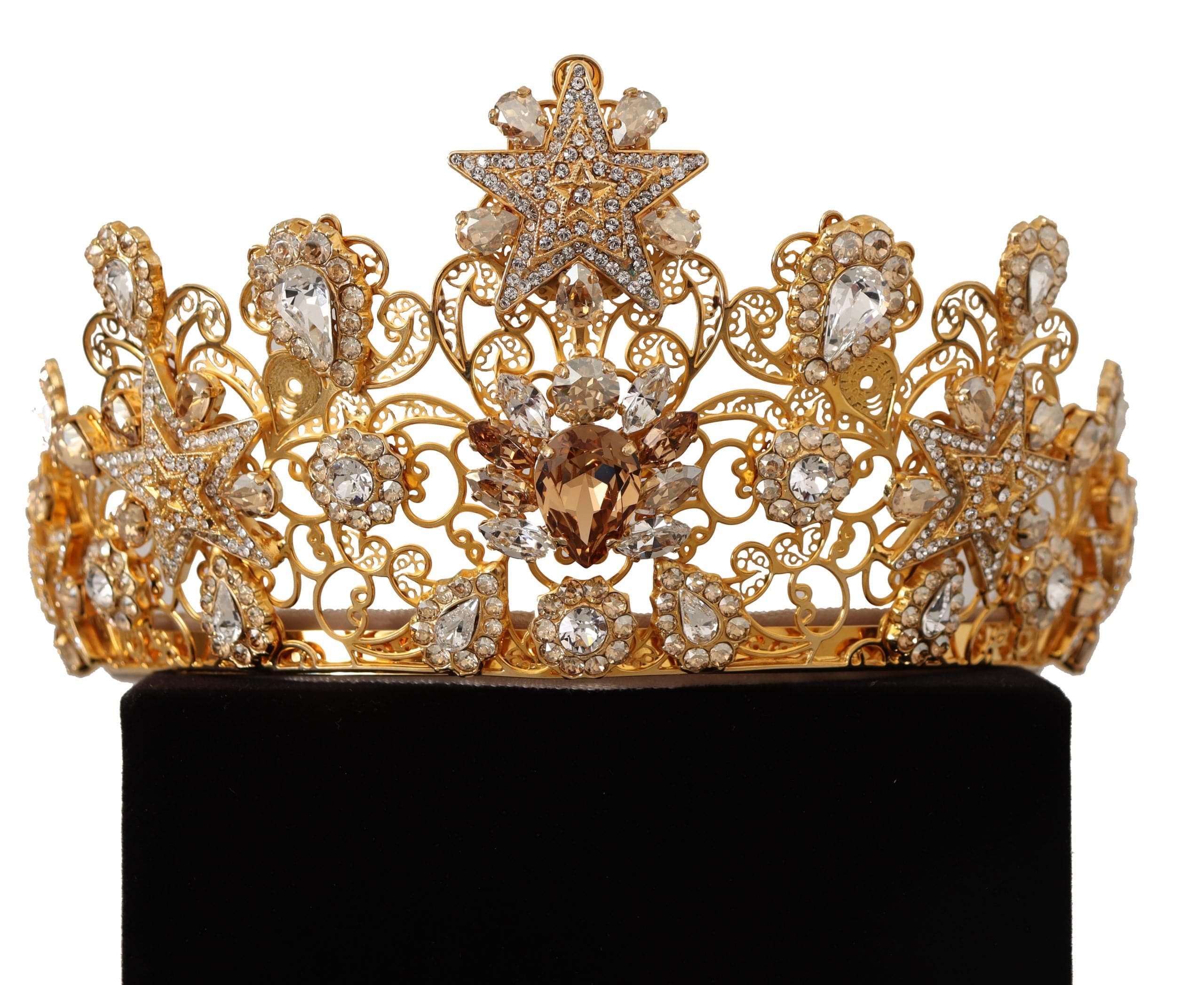 Dolce & Gabbana Elegant Crystal Embellished Diadem