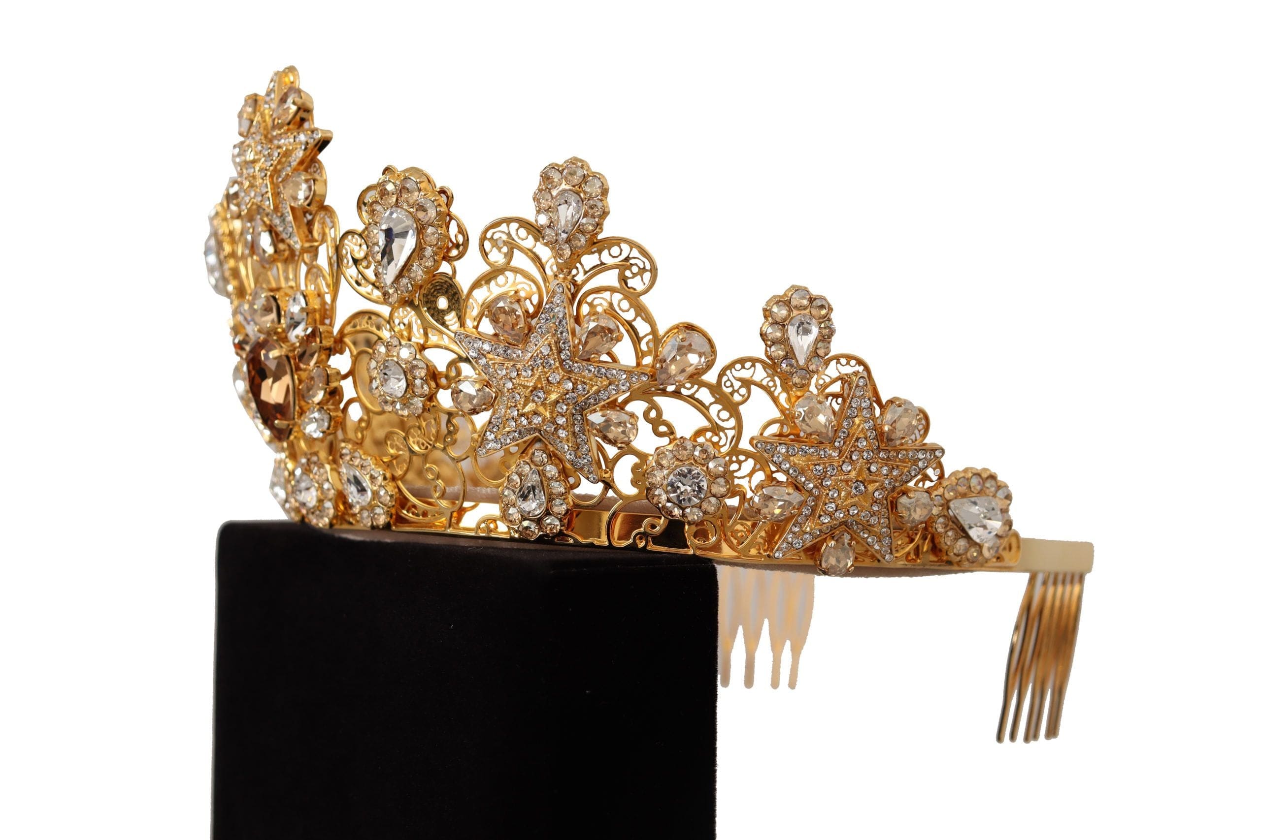 Dolce & Gabbana Elegant Crystal Embellished Diadem