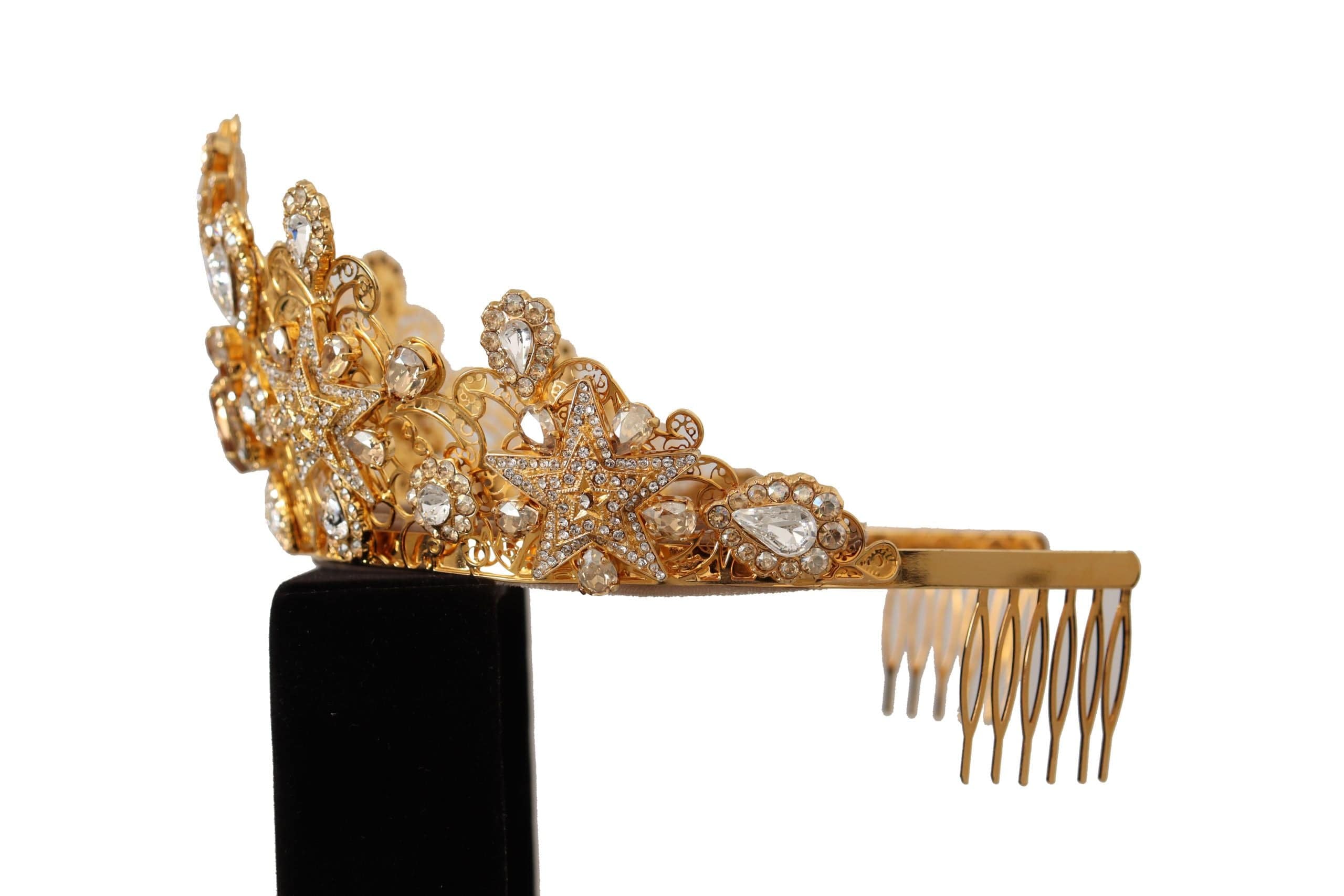 Dolce & Gabbana Elegant Crystal Embellished Diadem