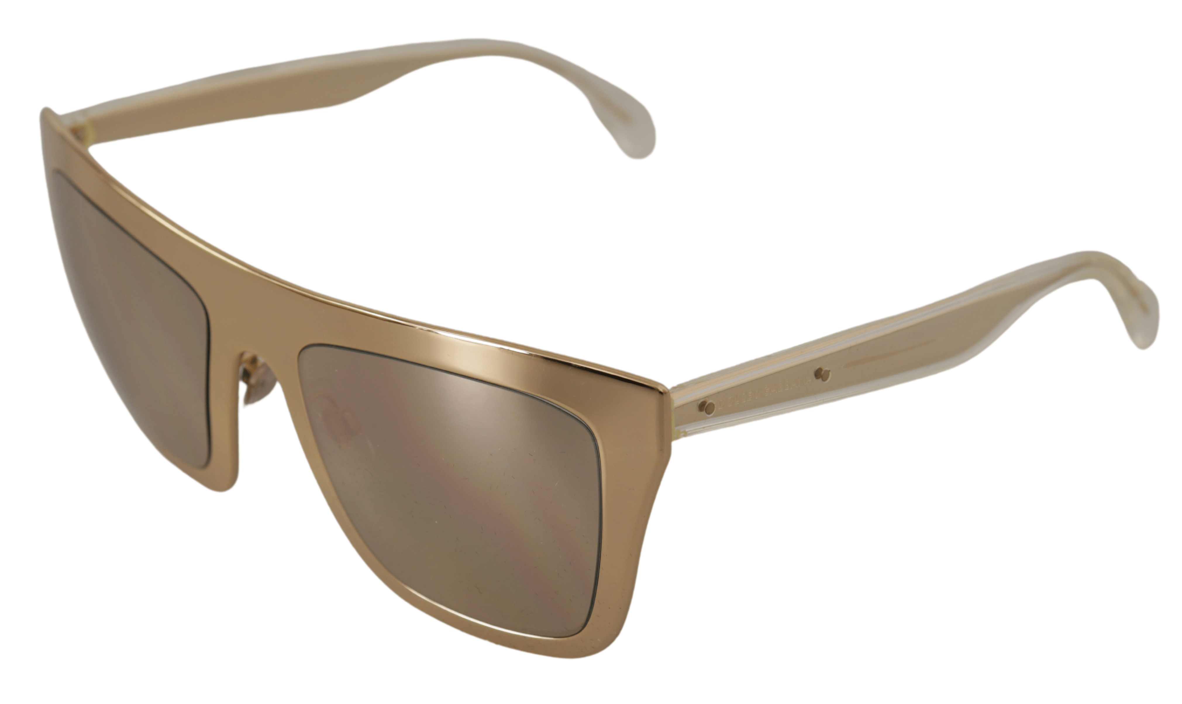 Dolce & Gabbana Elegant Gold Plated Unisex Sunglasses