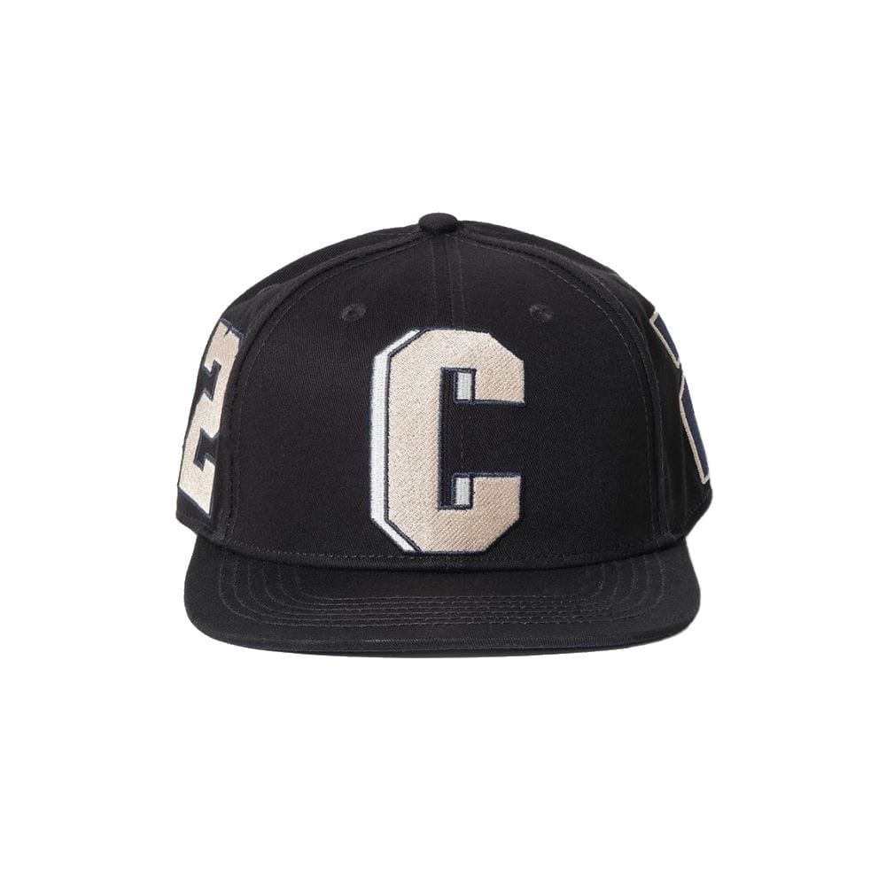 Comme Des Fuckdown Embroidered Cotton Flat Visor Cap