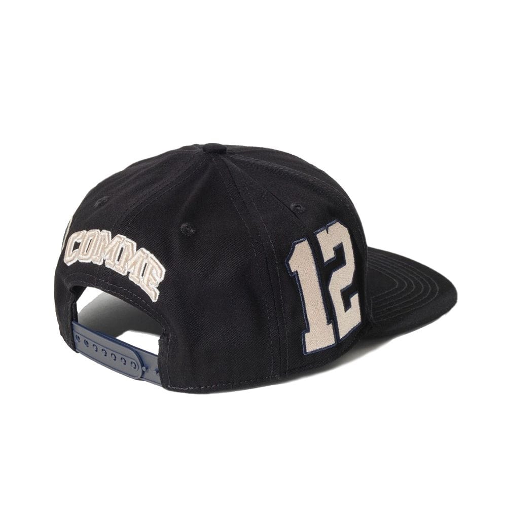 Comme Des Fuckdown Embroidered Cotton Flat Visor Cap