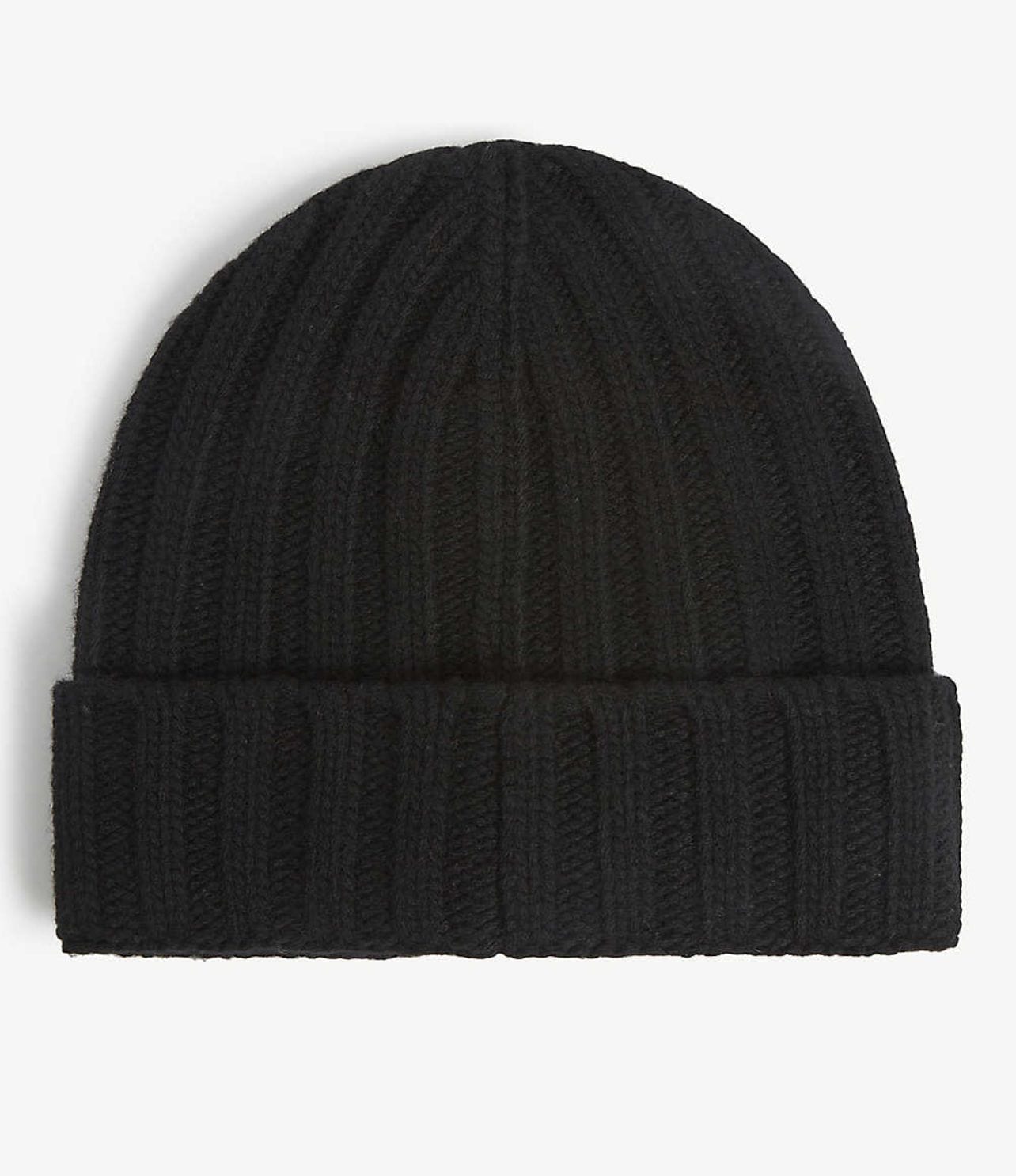 Off-White Elegant Black Wool Hat - Made in Italy