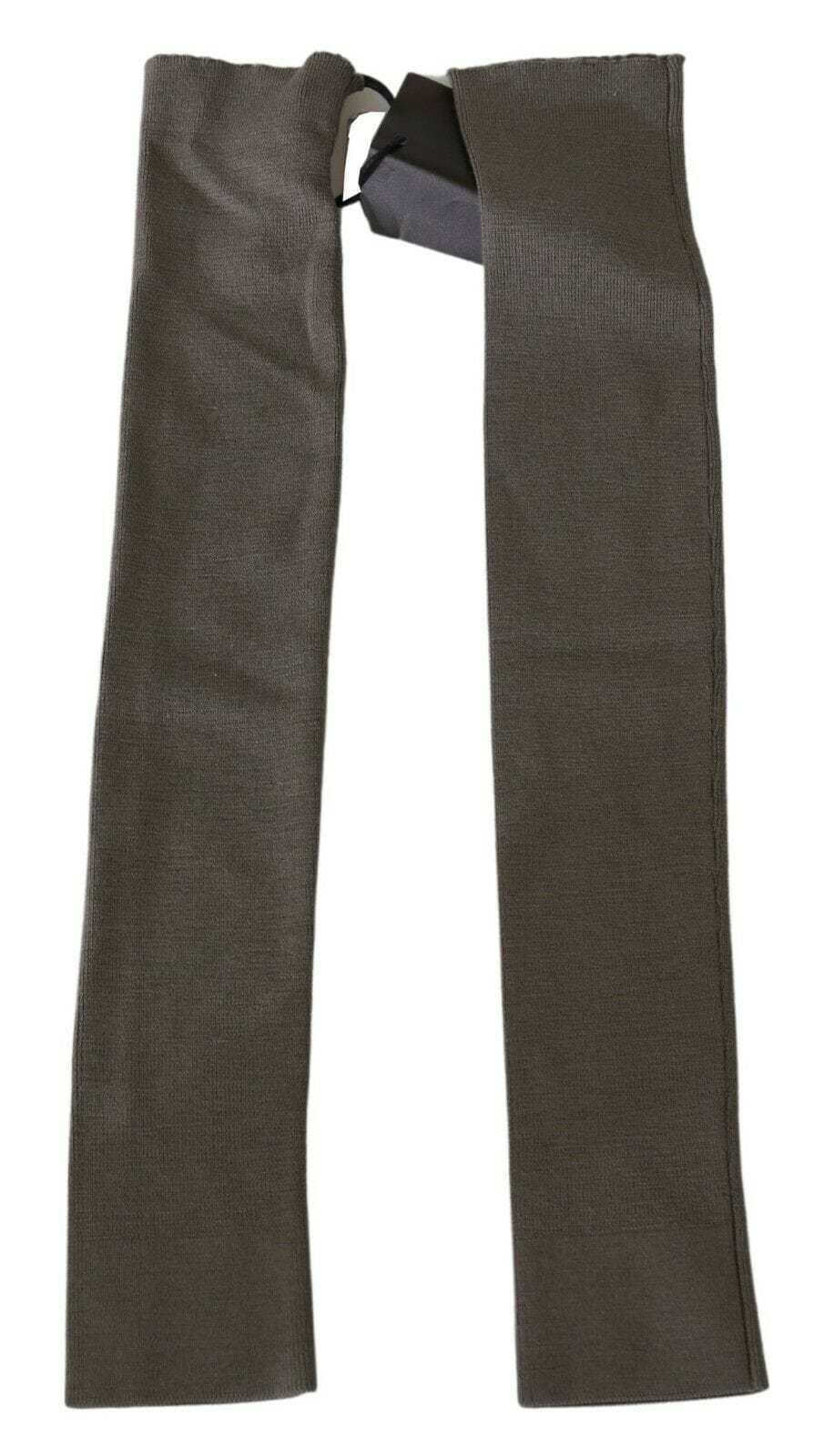 Scervino Street Chic Gray Wool Arm Warmer