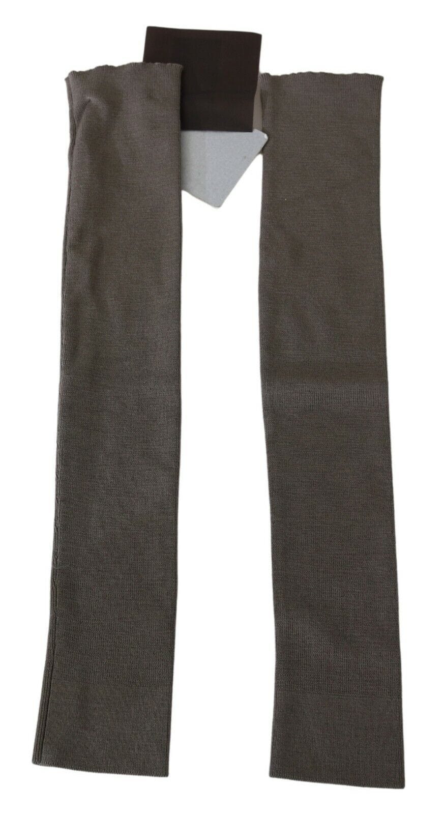 Scervino Street Chic Gray Wool Arm Warmer