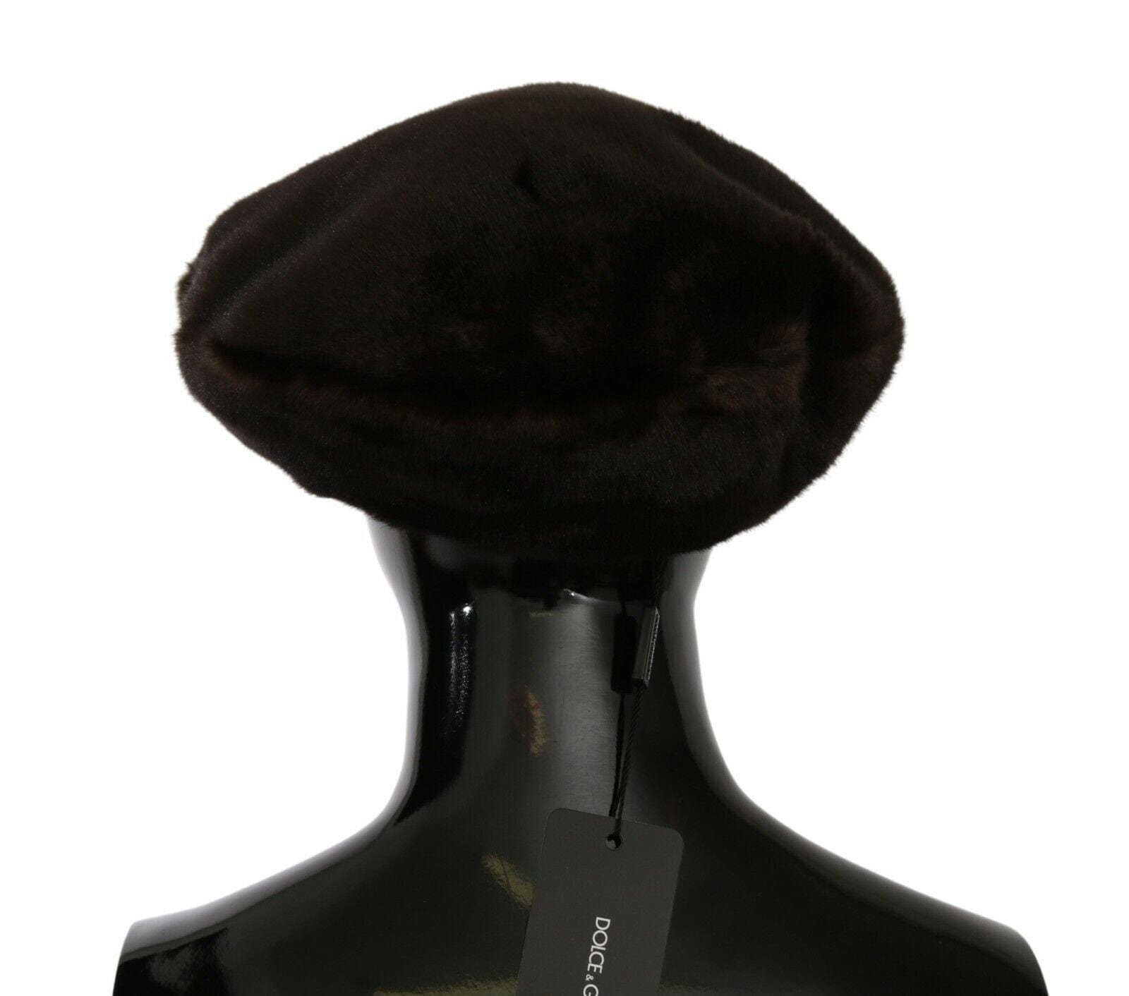 Dolce & Gabbana Elegant Cashmere Newsboy Cap in Brown