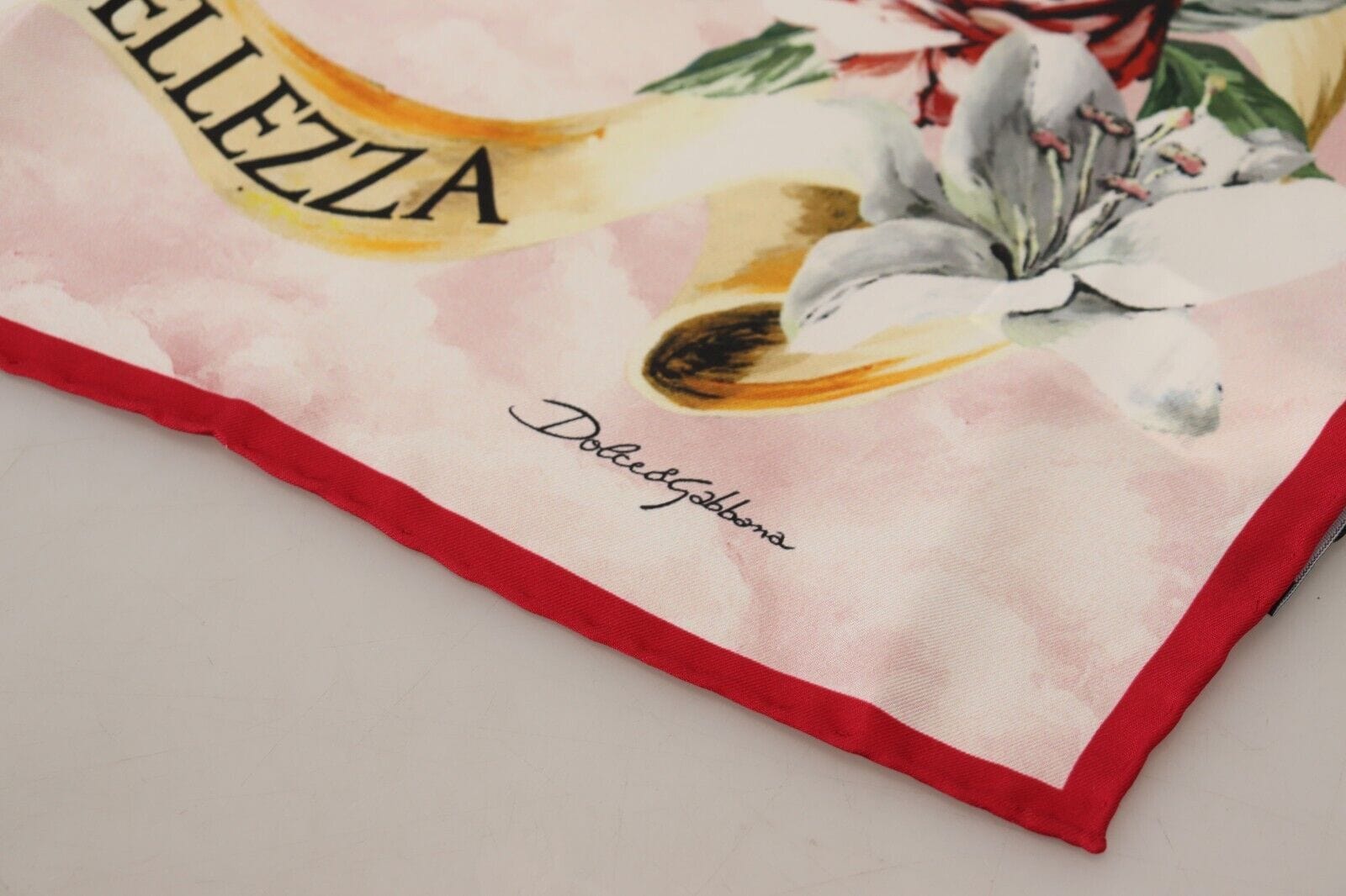 Dolce & Gabbana Elegant Multicolor Silk Men's Square Scarf