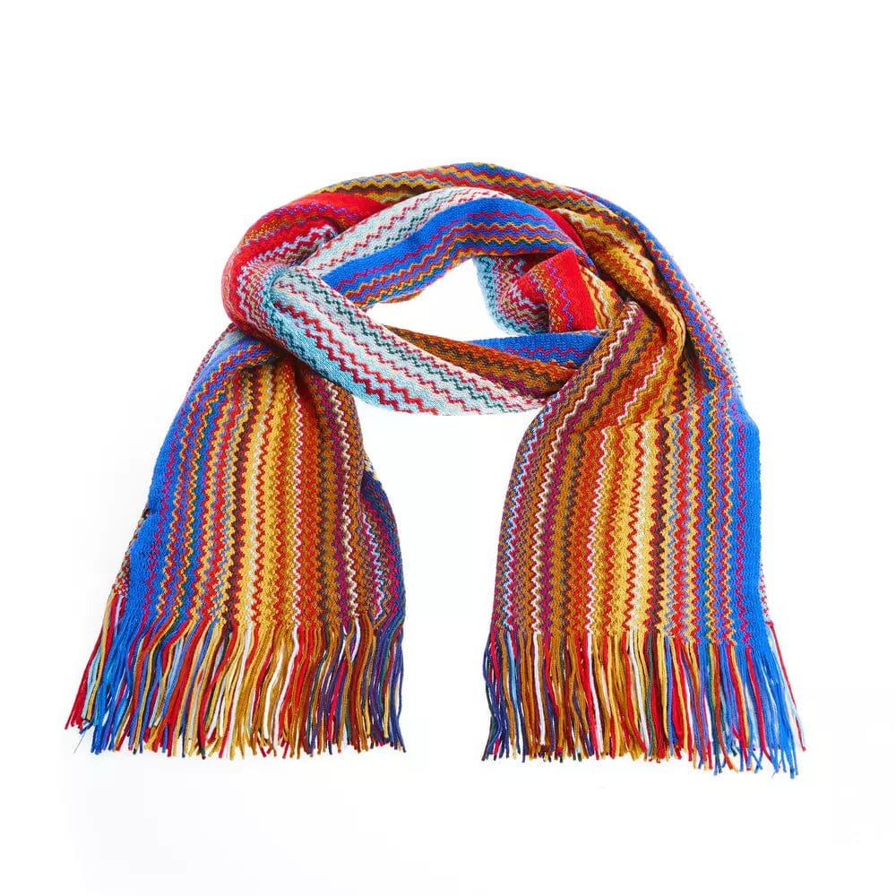 Missoni Geometric Pattern Fringed Scarf