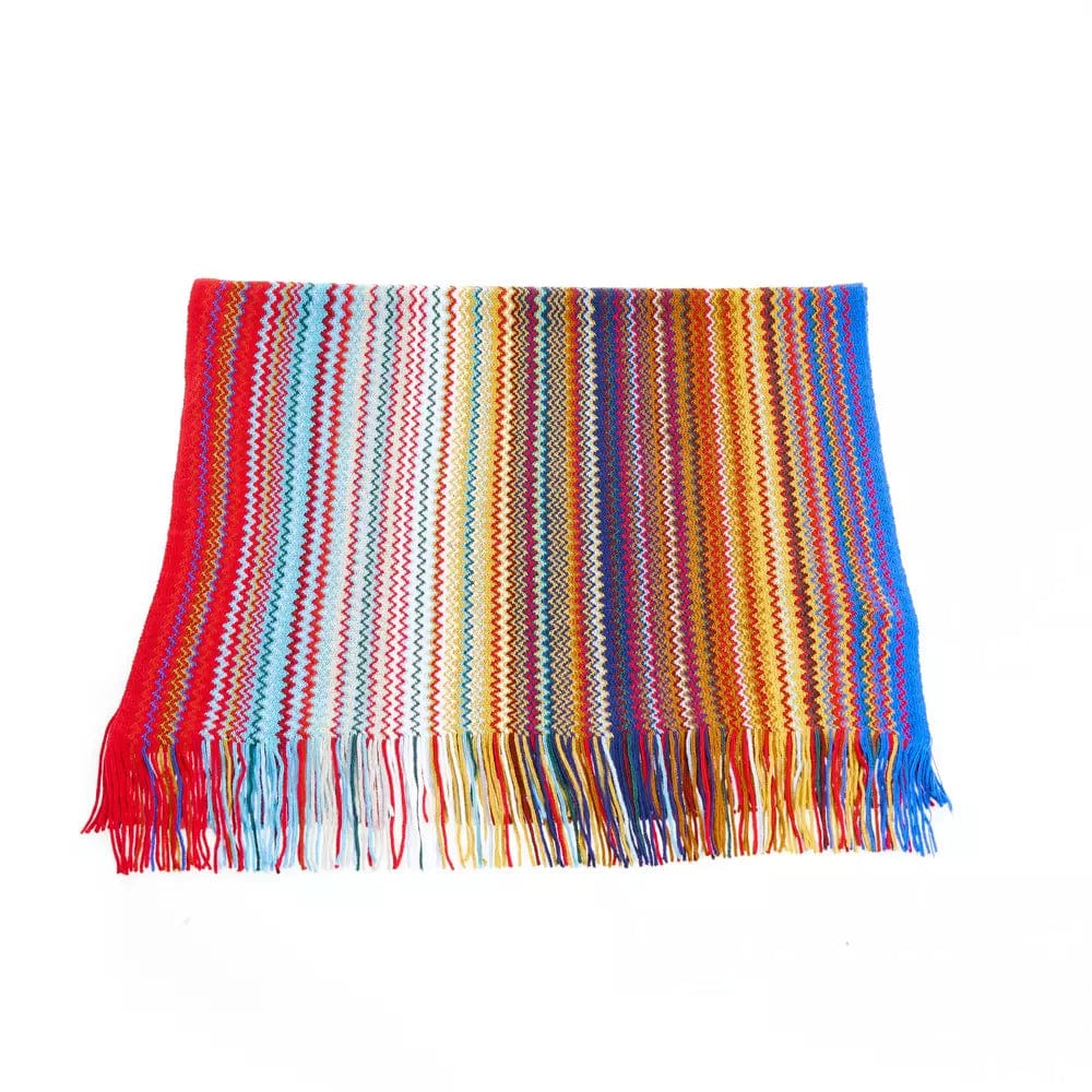 Missoni Geometric Pattern Fringed Scarf