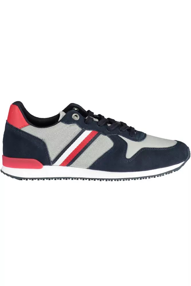 Tommy Hilfiger Eco-Conscious Blue Sneakers with Logo Detail