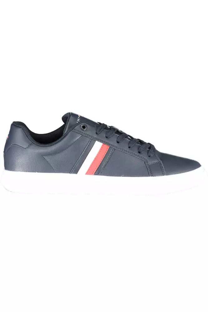 Tommy Hilfiger Chic Blue Sneakers with Eco-Friendly Appeal