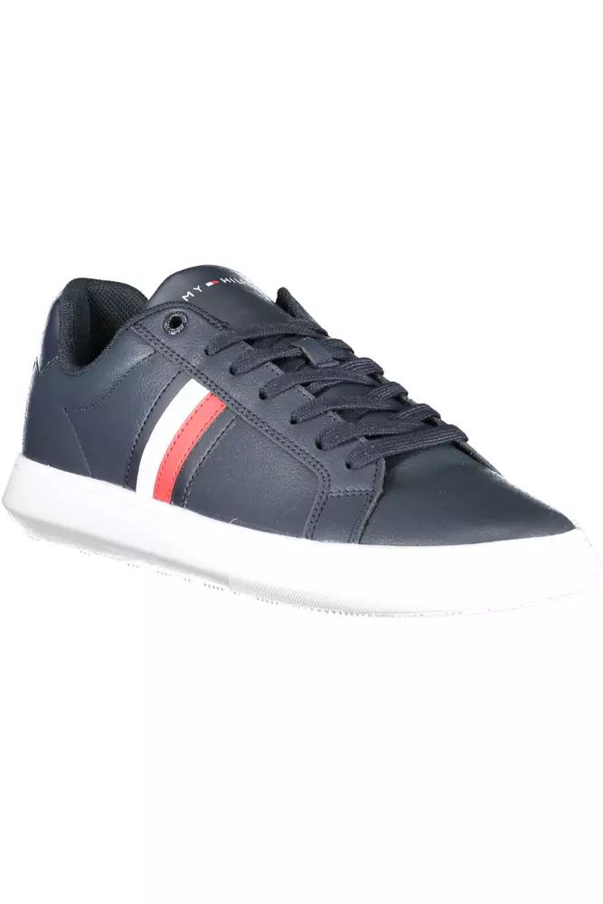 Tommy Hilfiger Chic Blue Sneakers with Eco-Friendly Appeal