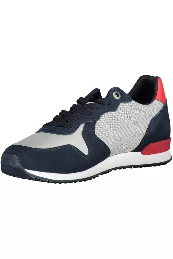 Tommy Hilfiger Eco-Conscious Blue Sneakers with Logo Detail