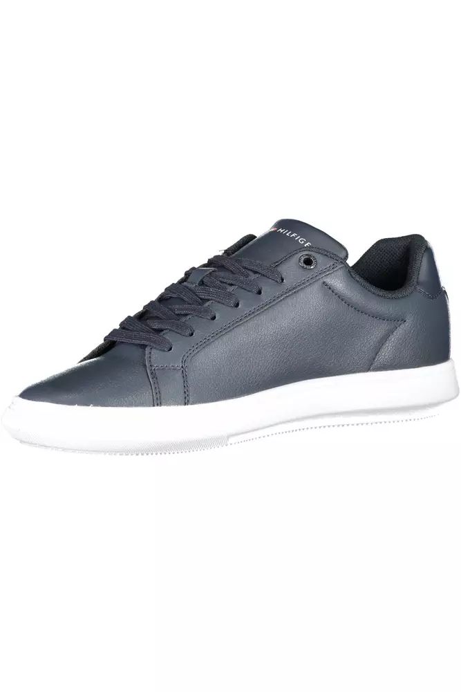 Tommy Hilfiger Chic Blue Sneakers with Eco-Friendly Appeal